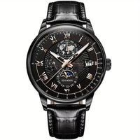PhaseClock Mechanische Horloge – Automatisch Werk & Saffierglas