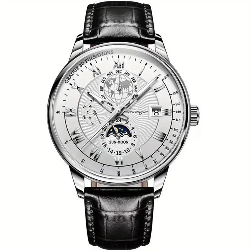 PhaseClock Mechanische Horloge – Automatisch Werk & Saffierglas