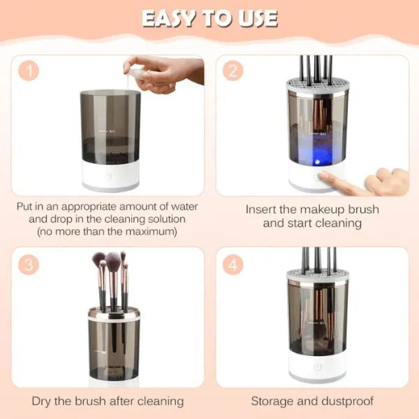 Kwastenreiniger | Make-up Kwasten Reinigen | Elektrische Kwastenreiniger | KwastenClean