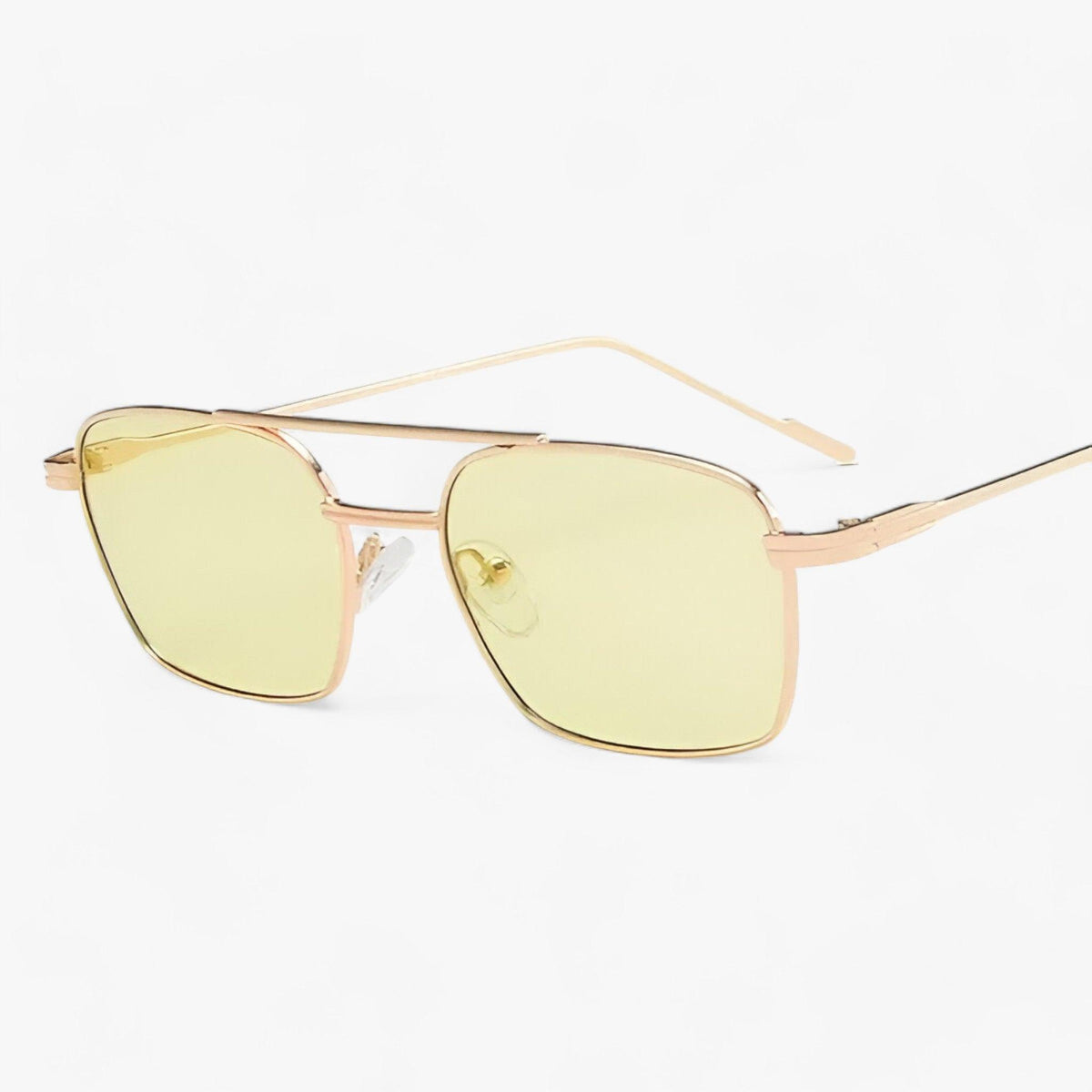 Vintage unisex zonnebril met dubbele brug – Aero