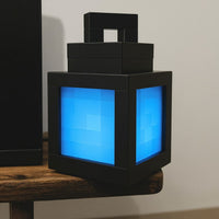 Minecraft Lamp | Draadloze Tafellamp | Nachtlamp | Wandlamp binnen | PixelLicht