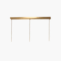 Vintage glazen hanglamp met gestreepte kap en gouden afwerking