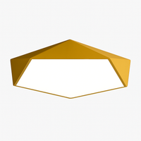 Design LED geometrische plafondlamp in kleur