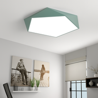 Design LED geometrische plafondlamp in kleur