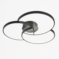 Design LED plafondlamp rozet drie cirkels Bwart
