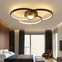 Design LED plafondlamp rozet drie cirkels Bwart