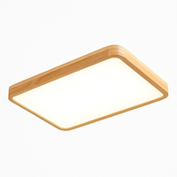 LED-houten plafondlamp (verschillende vormen)