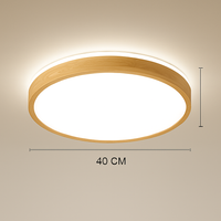 LED-houten plafondlamp (verschillende vormen)