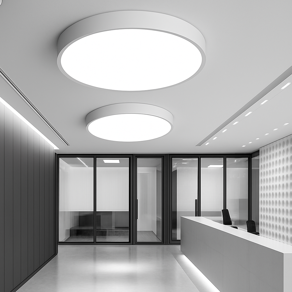 Ronde en platte LED plafondlamp (meerdere maten)