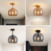Moderne LED Glazen Plafondlamp