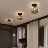 Moderne LED Glazen Plafondlamp