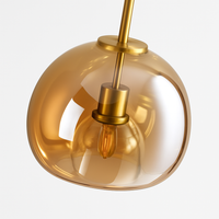 Moderne LED Glazen Plafondlamp
