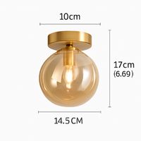 Moderne LED Glazen Plafondlamp