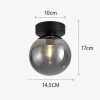 Moderne LED Glazen Plafondlamp