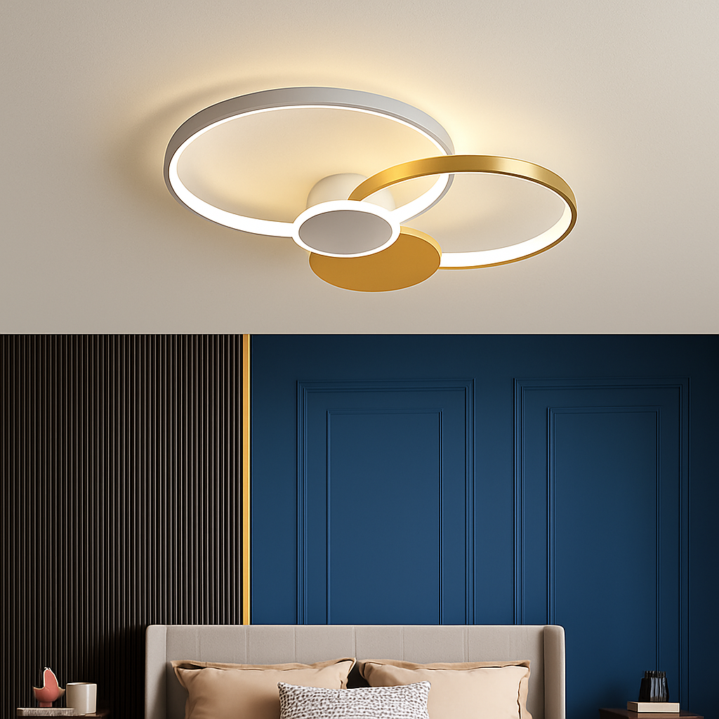 moderne dimbare LED plafondlamp met afstandsbediening