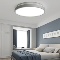 Moderne LED metalen plafondlamp cirkelvormig en slank Glenn