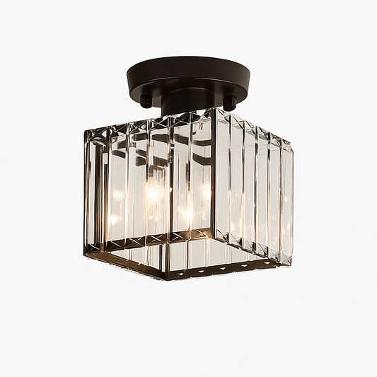 Ronde of vierkante plafondlamp van kristalglas Luxury