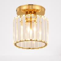 Ronde of vierkante plafondlamp van kristalglas Luxury
