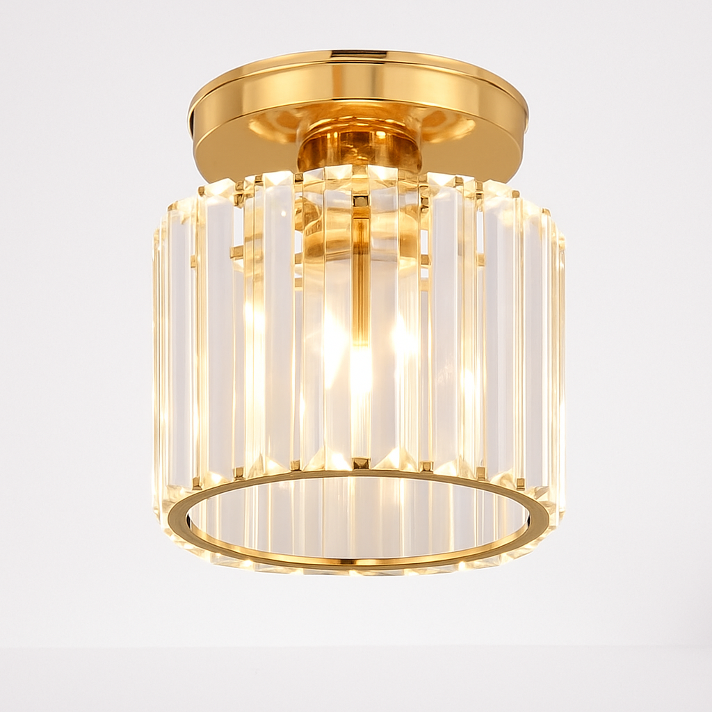Ronde of vierkante plafondlamp van kristalglas Luxury