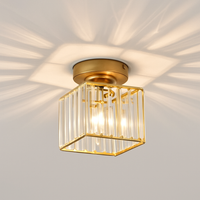 Ronde of vierkante plafondlamp van kristalglas Luxury