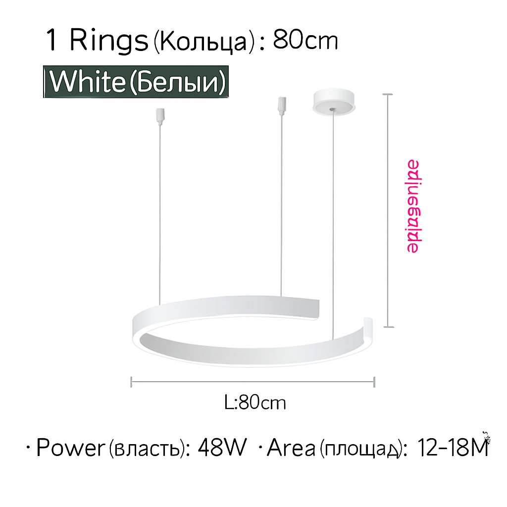 Plafondlamp hanglamp kroonluchters voor eetkamer LED slaapkamer woonkamer Scandinavische huisdecoratie moderne ronde ringlampen