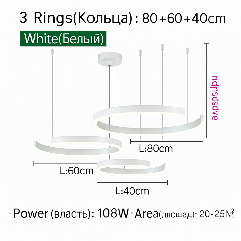 Plafondlamp hanglamp kroonluchters voor eetkamer LED slaapkamer woonkamer Scandinavische huisdecoratie moderne ronde ringlampen