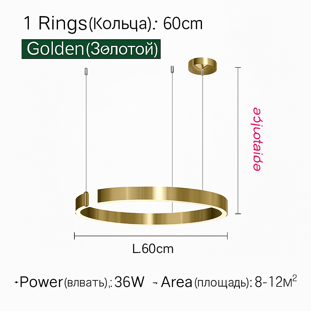 Plafondlamp hanglamp kroonluchters voor eetkamer LED slaapkamer woonkamer Scandinavische huisdecoratie moderne ronde ringlampen
