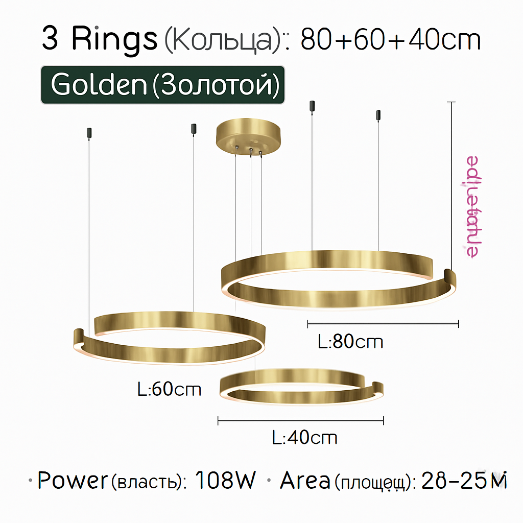 Plafondlamp hanglamp kroonluchters voor eetkamer LED slaapkamer woonkamer Scandinavische huisdecoratie moderne ronde ringlampen
