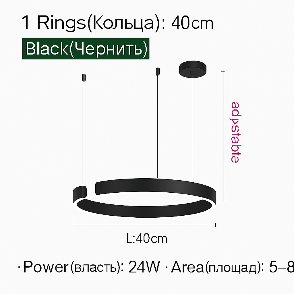 Plafondlamp hanglamp kroonluchters voor eetkamer LED slaapkamer woonkamer Scandinavische huisdecoratie moderne ronde ringlampen
