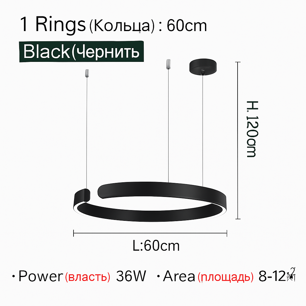 Plafondlamp hanglamp kroonluchters voor eetkamer LED slaapkamer woonkamer Scandinavische huisdecoratie moderne ronde ringlampen