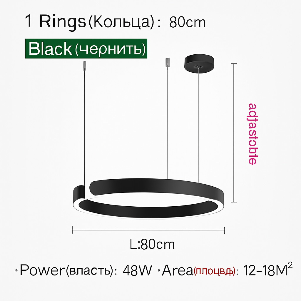 Plafondlamp hanglamp kroonluchters voor eetkamer LED slaapkamer woonkamer Scandinavische huisdecoratie moderne ronde ringlampen