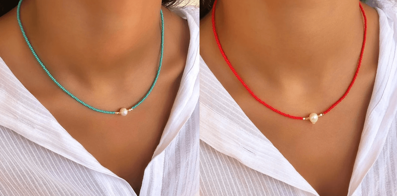Pocket Pearl - Ketting met natuurlijke parels