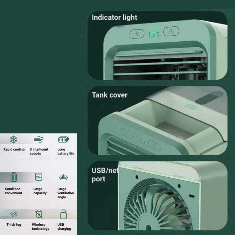 Draagbare desktop airconditioner