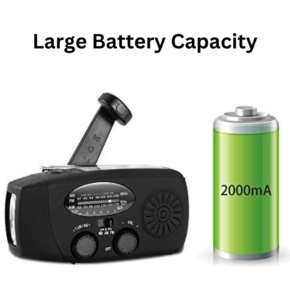 Draagbare Multifunctionele Handcrank Radio