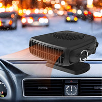12V Draagbare Autokachel met 360° Draaibare Basis