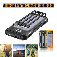 PowerFlex Zonnebatterij Oplader 200000mAh