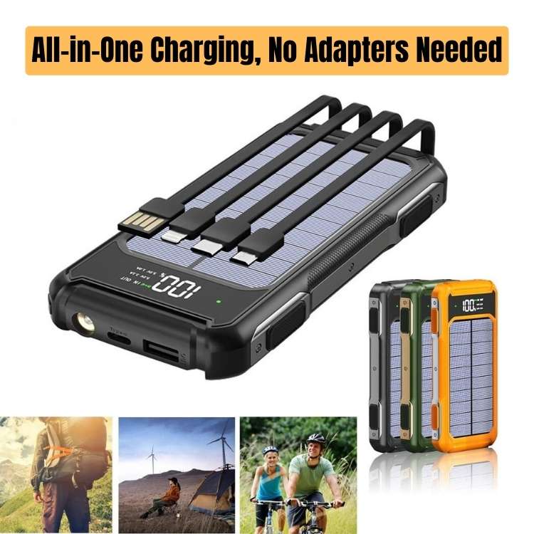 PowerFlex Zonnebatterij Oplader 200000mAh