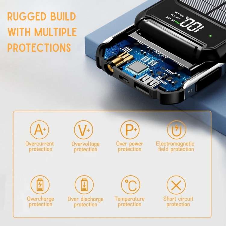 PowerFlex Zonnebatterij Oplader 200000mAh