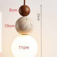 Moderne hanglamp met sferische details