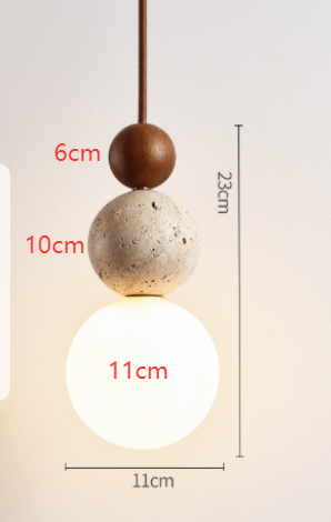 Moderne hanglamp met sferische details