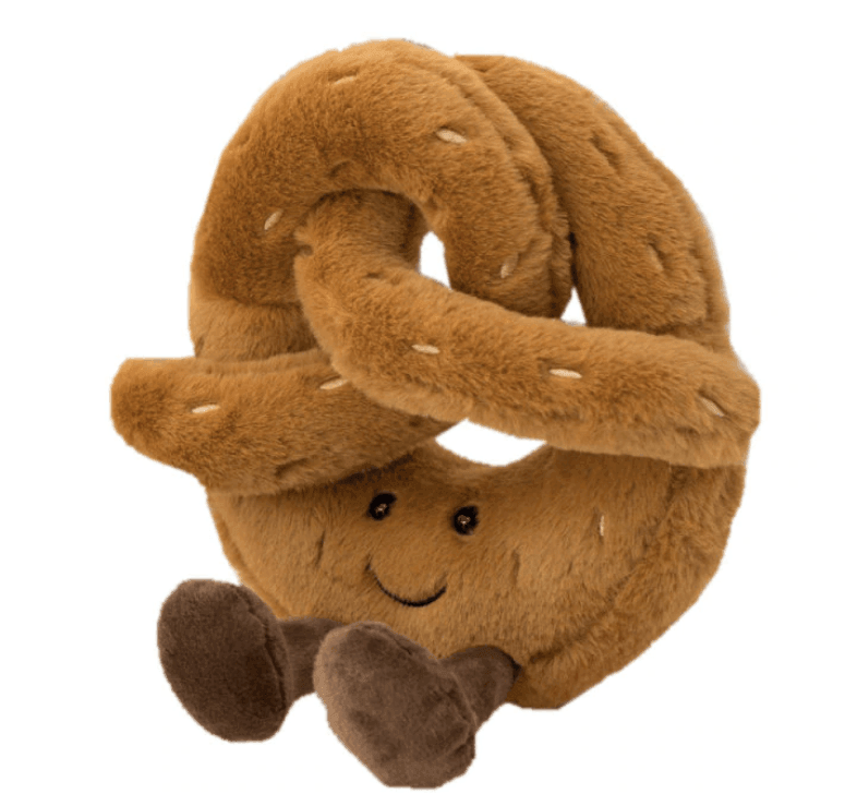 Zacht Broodje Croissant Pretzel Pluche Speelgoed