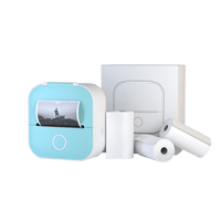 Draagbare printer met 4 stickerrollen