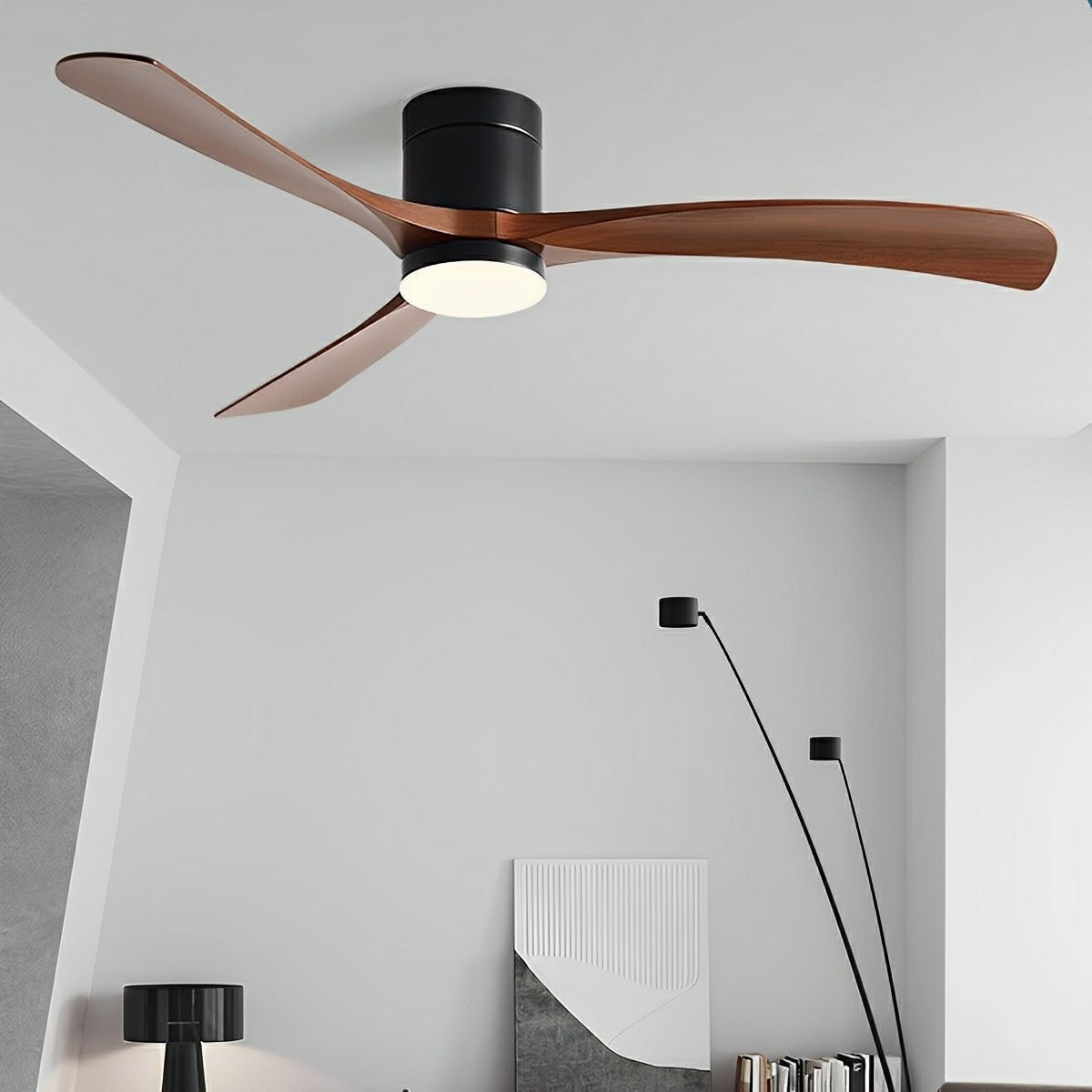 Minimalistische Plafondventilator Licht voor de Woonkamer