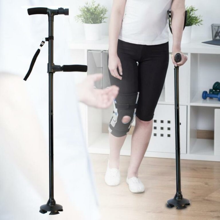 AeroAssist LED Wandelstok Die Vouwt Voor Dagelijks Gebruik