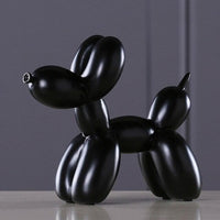 Artisano Luxe Ballon Hond Sculptuur | Exquisite handgemaakte hars kunstwerk dat een speelse touch toevoegt aan elke luxe decor