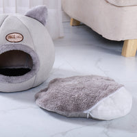 Comfy Paws Kattengrot | Pluche, beschermend en probleemloze verzorging Een stijlvol, knus hoekje voor het comfort en de veiligheid van je kat.