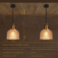 Retro Glas Hanglamp | Europees Vintage Design