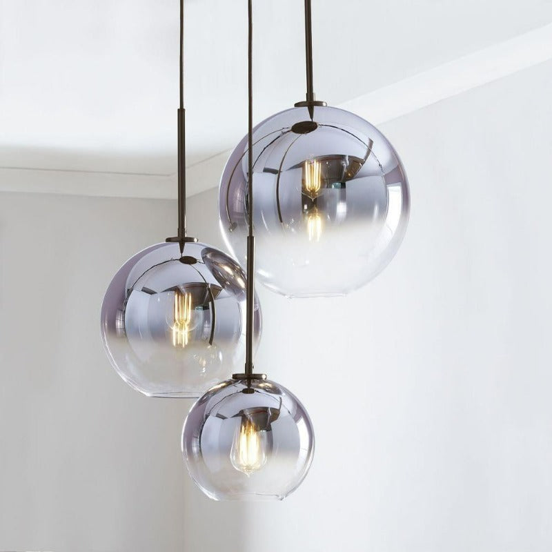 Glazen Bol Hanglamp | Modern Messing Design