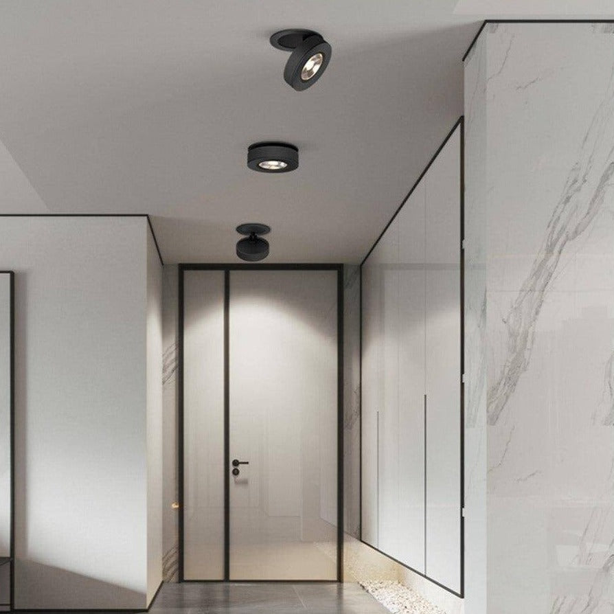 Moderne LED inbouwspot rond en verstelbaar Slim