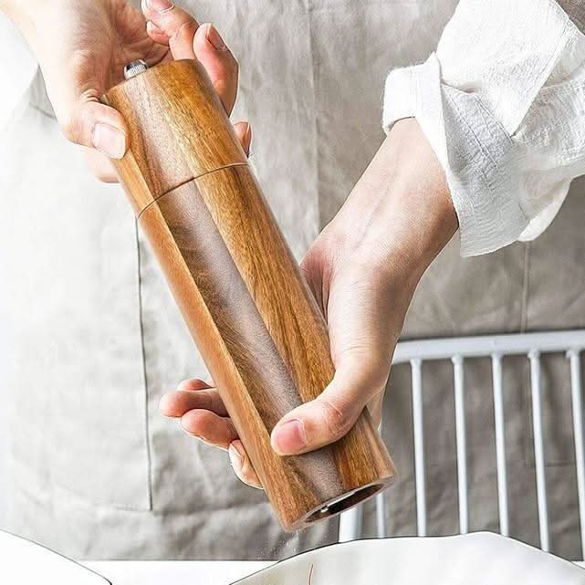 GRANO Zout- En Pepermolens Van Acaciahout Met Verstelbaar Keramisch Maalwerk